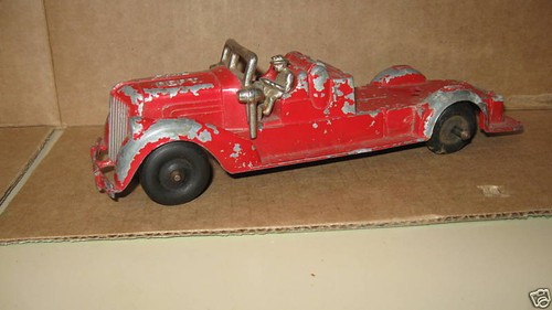 Vintage hubley firetruck - vintage,