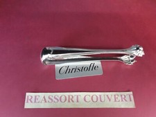 PINCE À SUCRE CHINON  VIOLONNE 16 CM CHRISTOFLE BEL ÉTAT MÉTAL ARGENTÉ ;