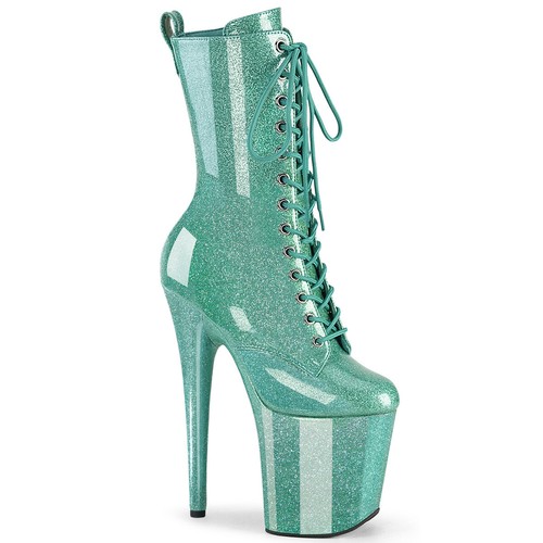 Black platform high heels - 8",
