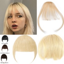 Thin 3D Fringe Bangs Clip In