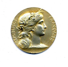 Marianne de la République Française – Tir - médaille argent Par D. Dupuis – Boit