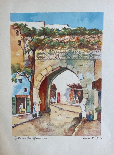 Lithographie orientaliste