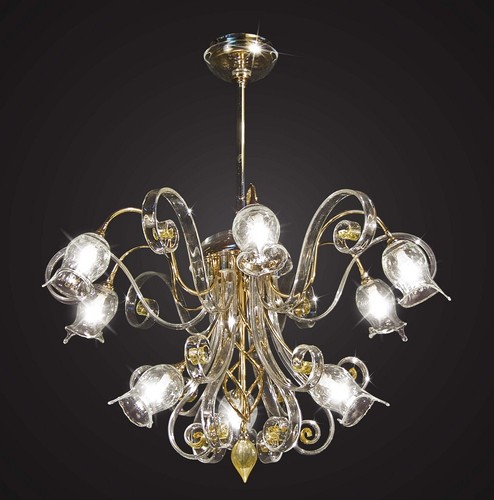 Lustre murano cristal - lustre,