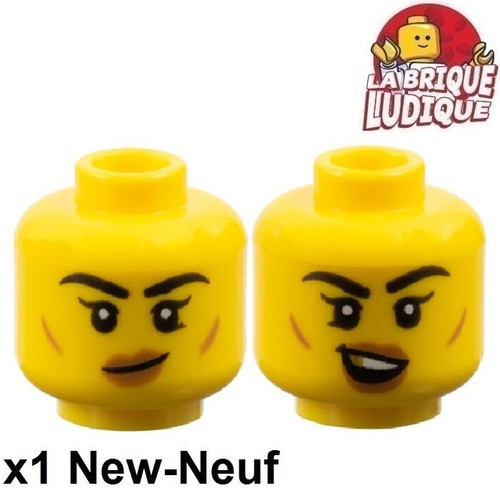 Lego minifig tête - 1x, head