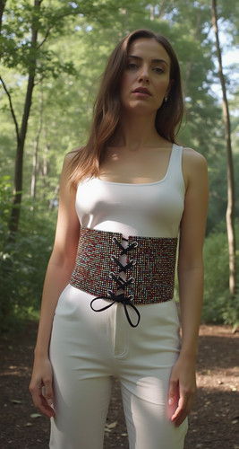 Ceinture brillante strass - ceinture, en