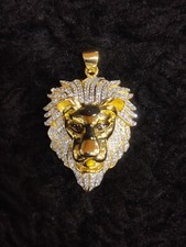 Pendentif Charm Tête De Lion