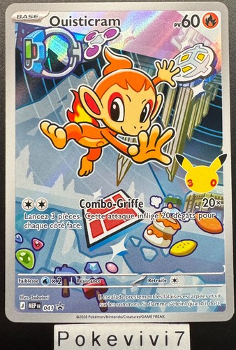 Carte pokemon ouisticram mep - pokemon,