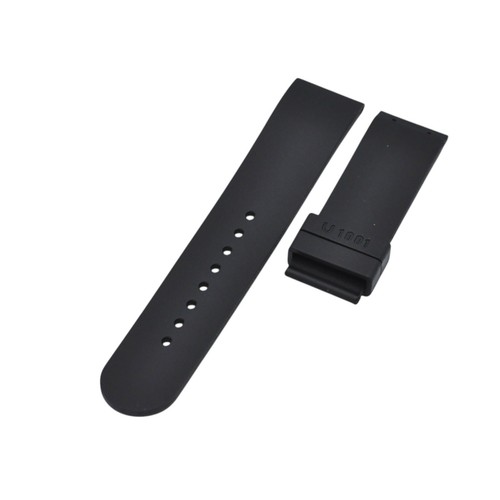 23x22mm black rubber watch - 23x22mm,