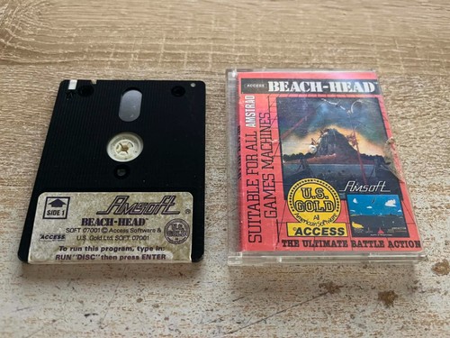 Amstrad cpc beach head - beach,