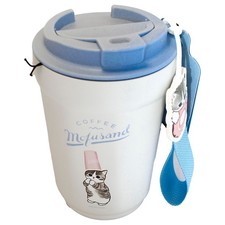 Gourde De Voyage Mofusand Pour Chat - Acier Avec Sangle