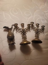 Lot de 2 chandeliers anciens AGAD