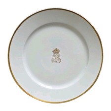 King Louis Philippe Royal Palace Servant Porcelaine Assiette France Royalty Fr