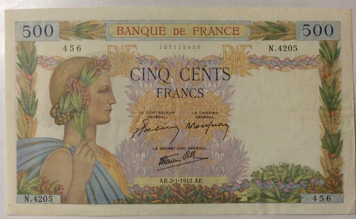 France billet 500 francs - 500,