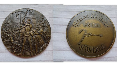 Medaille bronze alliage - bronze, ou
