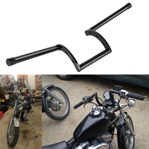 Motorcycle black drag - black, 1"