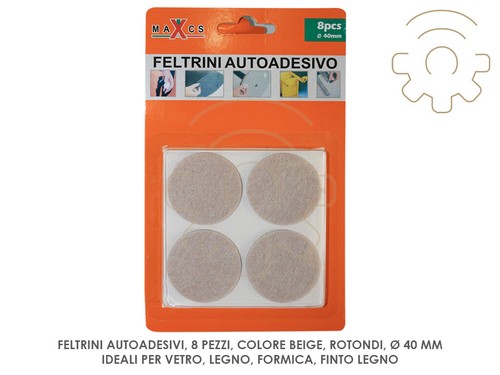 Feutres autoadhésifs ronds - autoadhésifs,
