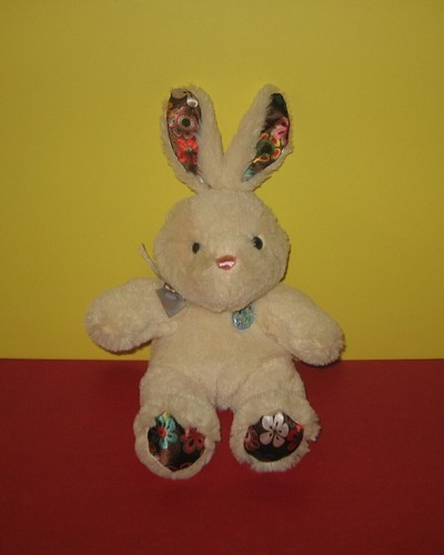 Fancy flower print - print, bunny