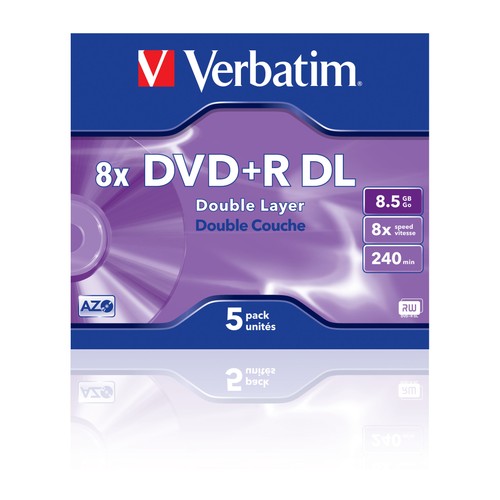 Dvd verbatim 5pk jc - verbatim, d/l