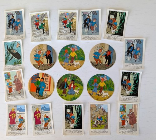 Série chromos tintin - de, +