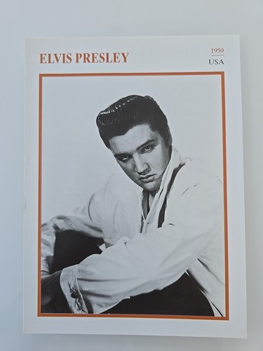 Carte collectionner elvis - carte, à