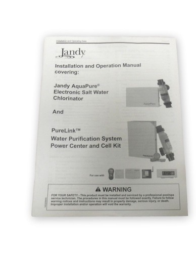 Jandy installation - installation, &