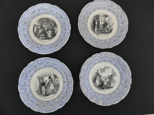 Anciennes assiettes plates - anciennes,
