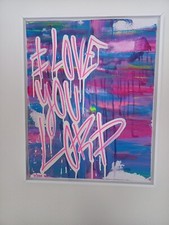 Karl Lagasse (1981) - I love you Lord Acrylique sur toile - Signé - 2023
