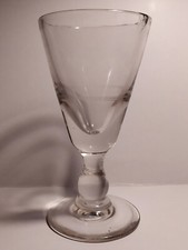 Ancien verre soufflé coupe drageoir XIXe