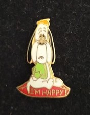 Pin's Droopy (I'm happy - signé démons et merveilles -)