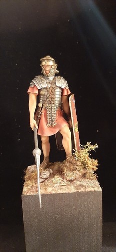 Figurine plomb centurion - 75, mm