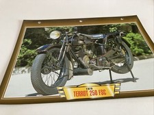 Terrot 250 FSC 1929 fiche carte moto passion collection édition Atlas 00