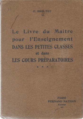 Livre maitre fernand - maitre,