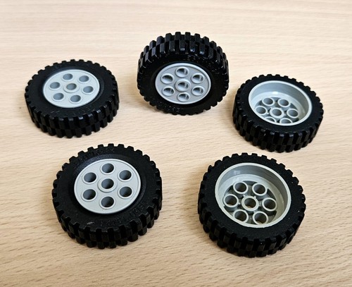 Lego 2695c01 5x roues - -, gris