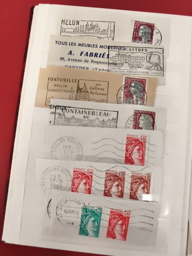 Lot lettres anciennes