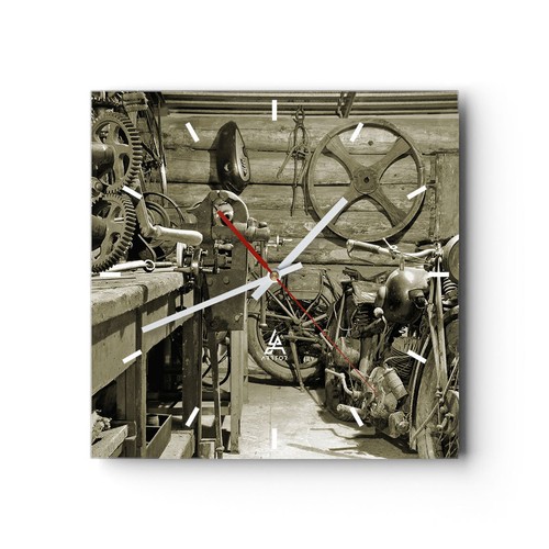 Horloge murale verre - murale, en