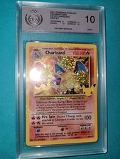 Carte Pokemon Charizard 4/102 Célébrations Gradée 10  EN