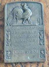 Plaque Médaille