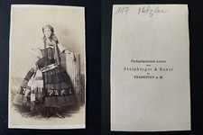Steinberger & Bauer, Frankfurt, Frau von Metzler Vintage albumen print CDV.