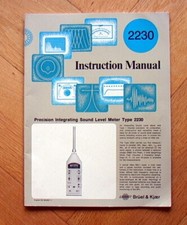manuel d'instructions du sonomètre 2230 de BRUEL et KJAER