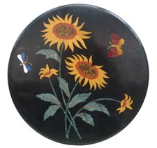 Plateau De Table En Marbre 36"