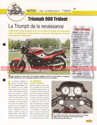 Triumph 900 trident 1993 joe - 900,