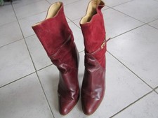 bottes vintage cuir 38
