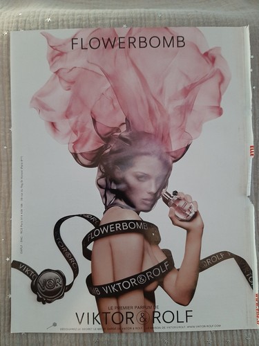 Publicité papier parfum - publicité,