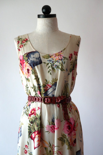 90s vintage pastel garden - pastel,