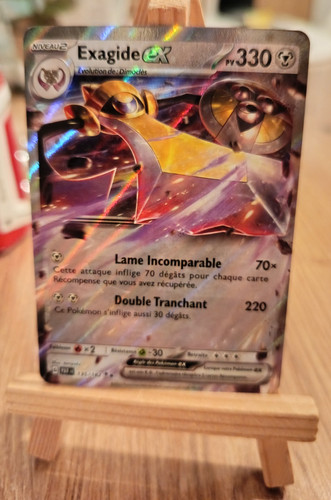 Carte pokémon exagide - carte, ex