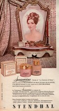 Publicité de Presse Traitement de Beauté par les plantes STENDHAL