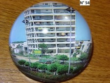 Presse papier en verre la Grande Motte 54