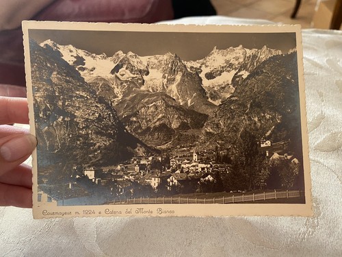 Carte postale courmayeur - carte,