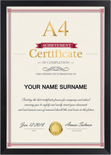 Cadre A4 Noir, Cadre Photo A4