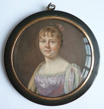 peinture miniature 19e siècl